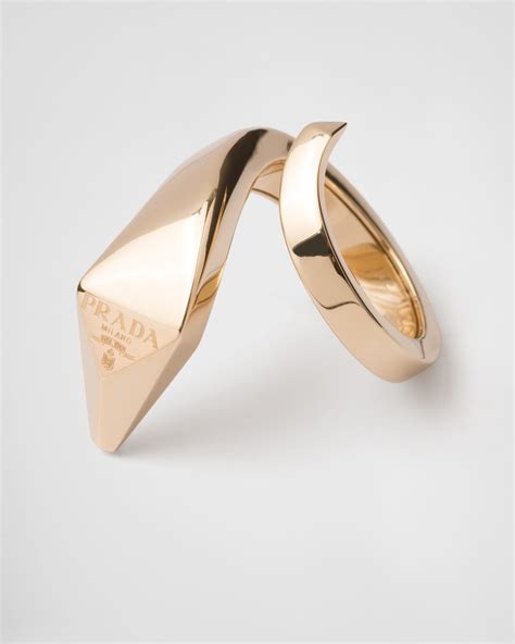 prada gold ring|ring with a teara Prada.